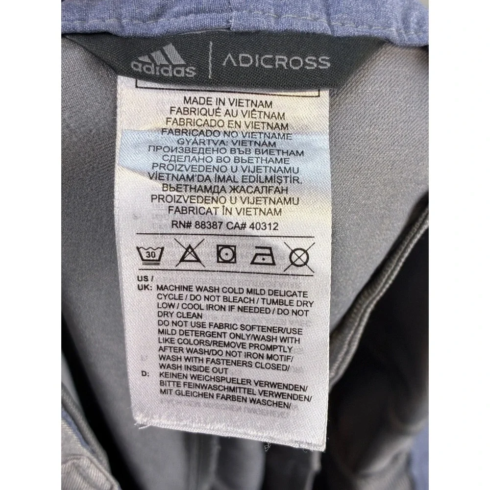 Adidas Performance Stretch Golf Jogger Pants Mens 32x30 Gray Athletic Casual